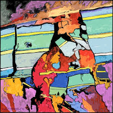 زمین لرزه- نقاشی از جان لوترمیچ